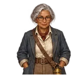 Painted portrait of Elise Sander