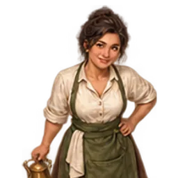 Painted portrait of Marta